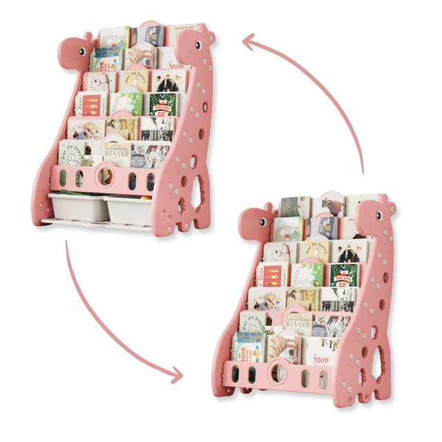 Kinderbibliothek inSPORTline Girafondo - rosa