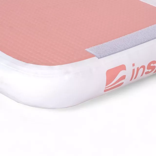 Airtrack inSPORTline Airstunt 500x100x10 cm korallenrosa mit elektrischer Pumpe