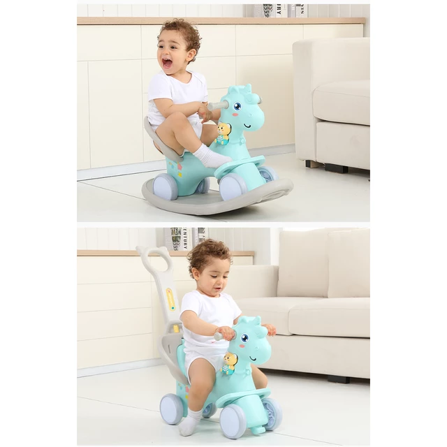 4in1 inSPORTline Mustangino Schaukelpferd und Babywippe