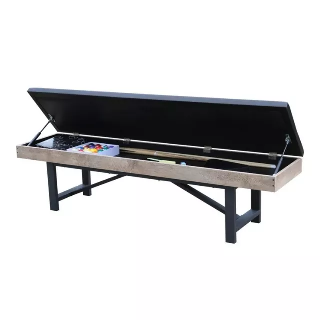 3in1 inSPORTline Residento Billardtisch mit Bank - helles Holz