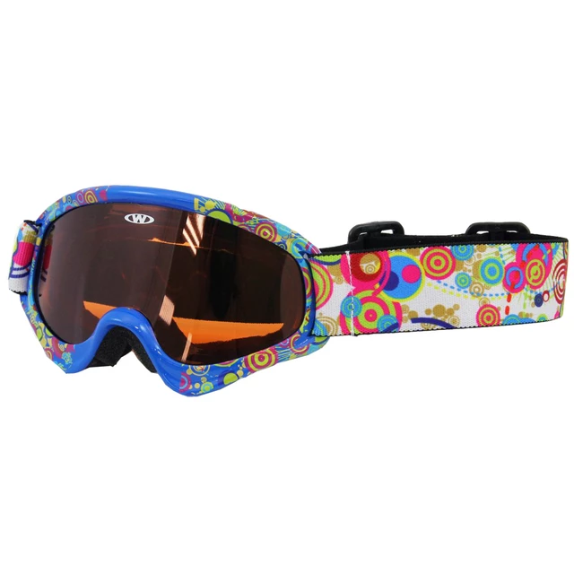 Kinderskibrille WORKER Sterling mit Graphik - gelb-schwarz mit Grafik - blau-schwarz mit Grafik