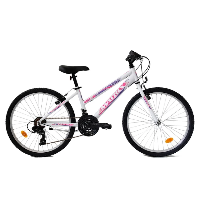 Junior Fahrrad Matrix Garden 24" - Modell 2024 - rosa - weiß