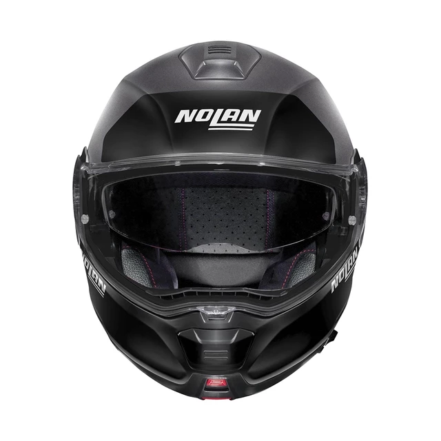Nolan N100-5 Plus Distinctive N-Com Motorradhelm - Glänzendes Schwarz-Rot