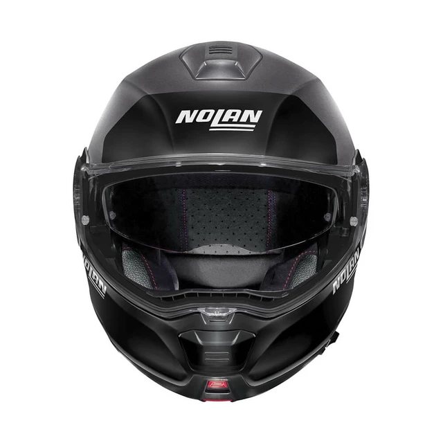 Nolan N100-5 Plus Distinctive N-Com Motorradhelm - Glänzendes Schwarz-Rot