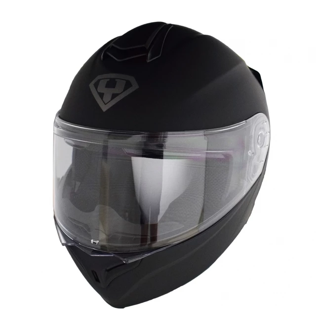 Motorradhelm Yohe 938 Double Visor - mattschwarz