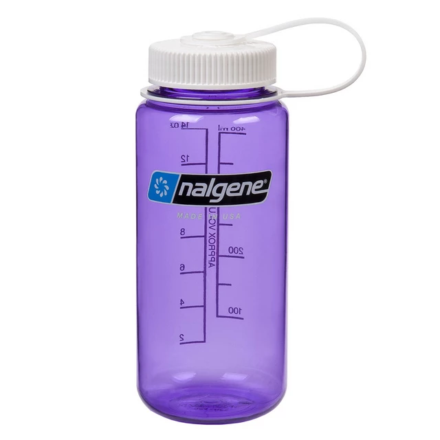 NALGENE Wide Mouth 500 ml Outdoor-Trinkflasche - Clear Pink 16 WM - Purple 16 WM