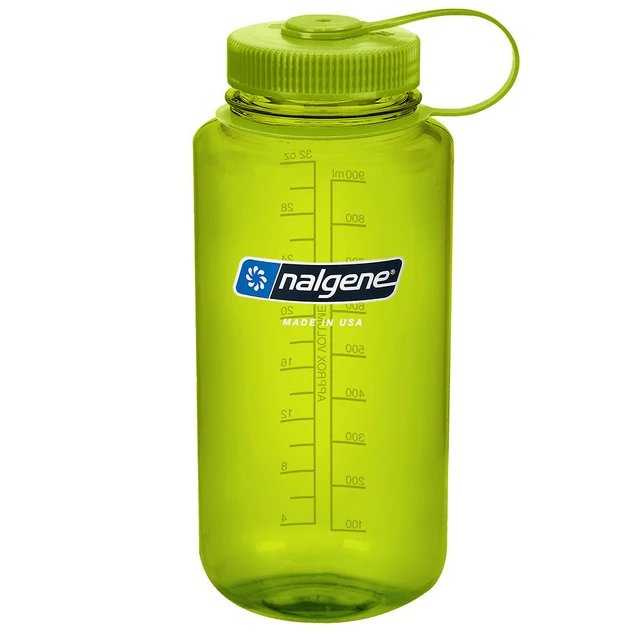 NALGENE Wide Mouth 1 l Outdoor-Trinkflasche - Spring Green 32 WM - Spring Green 32 WM