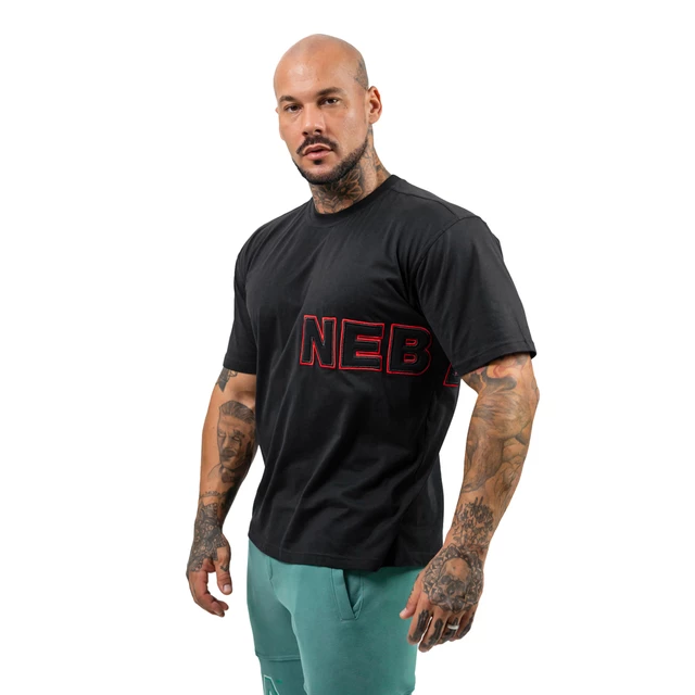 Kurzarm-T-Shirt Nebbia Dedication 709 - schwarz