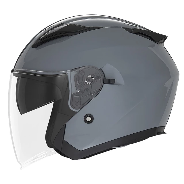 Motorradhelm NOX N129 pastellgrau