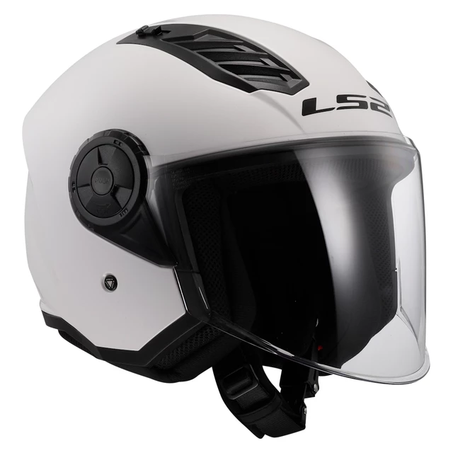 Motorradhelm LS2 OF616 Airflow II Solid Gloss White