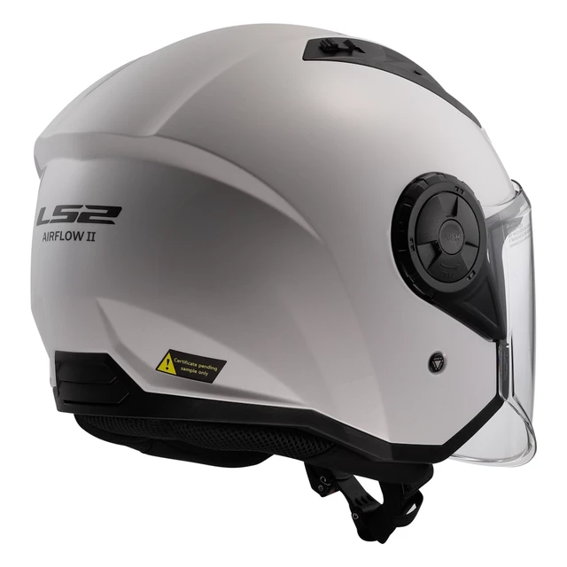 Motorradhelm LS2 OF616 Airflow II Solid Gloss White
