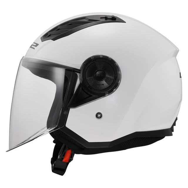 Motorradhelm LS2 OF616 Airflow II Solid Gloss White