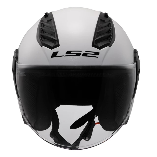 Motorradhelm LS2 OF616 Airflow II Solid Gloss White