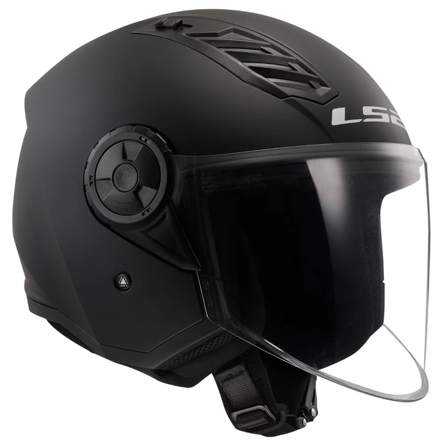 Motorradhelm LS2 OF616 Airflow II Solid Matt Black