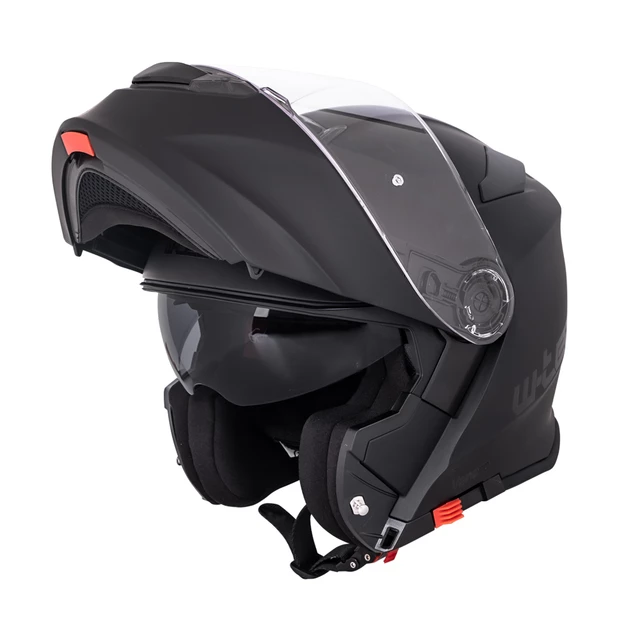 W-TEC Venero Klapphelm - Glossy Black-Neon Yellow
