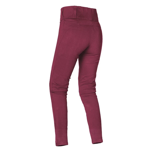 Damen-Moto-Leggings Oxford Super Leggings 2.0 burgundy
