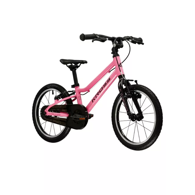 Kinderfahrrad Kross Liftie 16" - Modell 2025 - růžová / černá / lesk