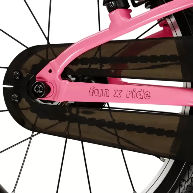 Kinderfahrrad Kross Liftie 16" - Modell 2025 - růžová / černá / lesk