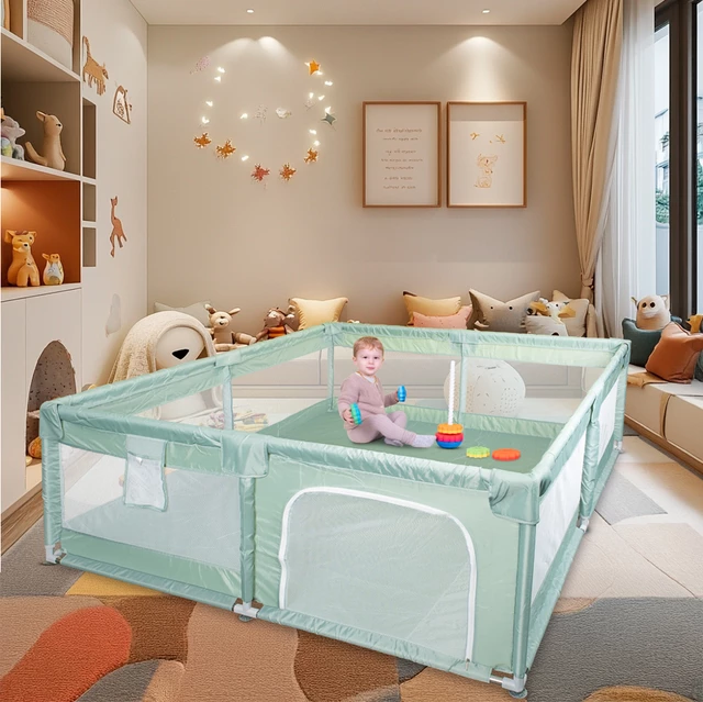 Laufstall inSPORTline Hauerino 180x200x60 cm