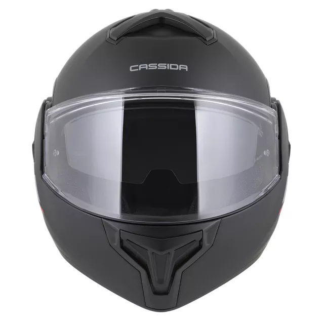 Cassida MultiFlip Solid P/J Klapp-Motorradhelm - bílá perleť/černá