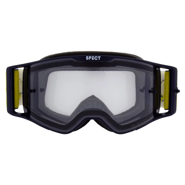 Motocross-Schutzbrille RedBull Spect Torp, blau, klares Plexiglas