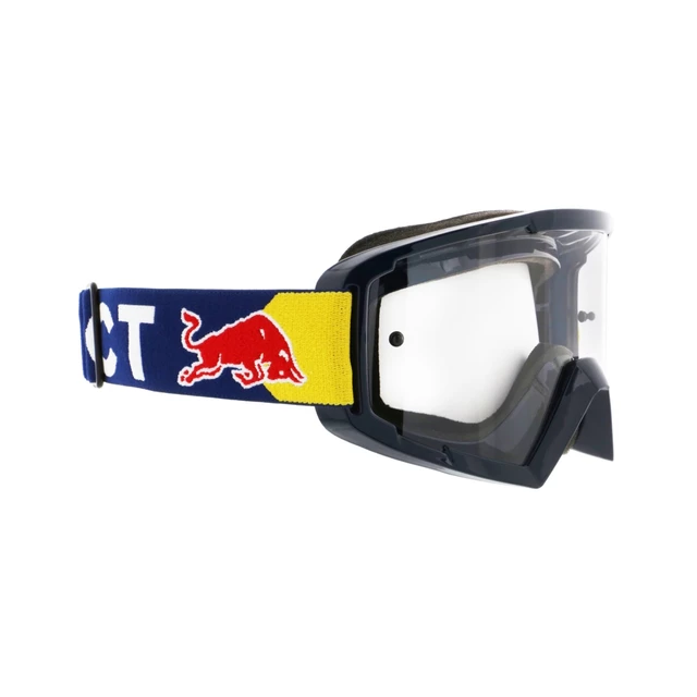 Motocross-Schutzbrille RedBull Spect Whip, blau, klares Plexiglas