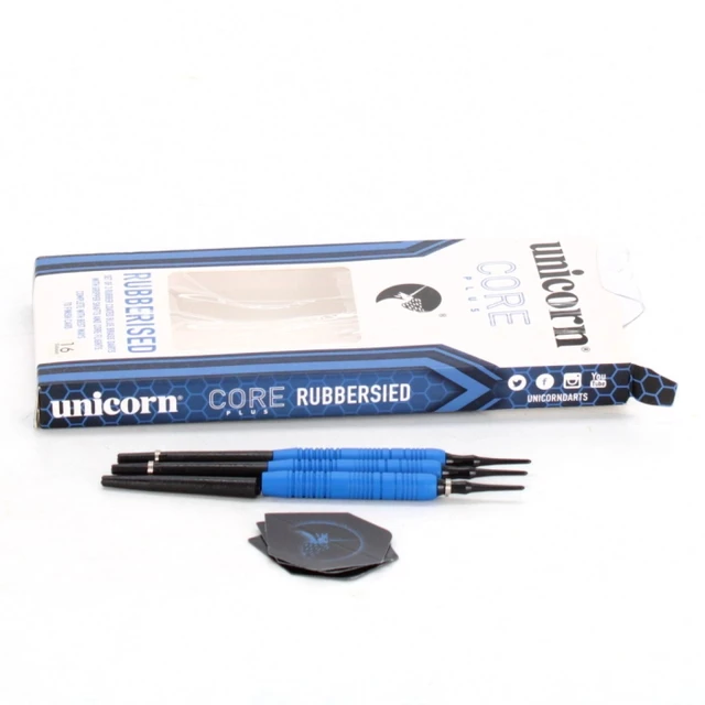 Einhorn Core Plus gummiertes Messing Blau 3tlg.