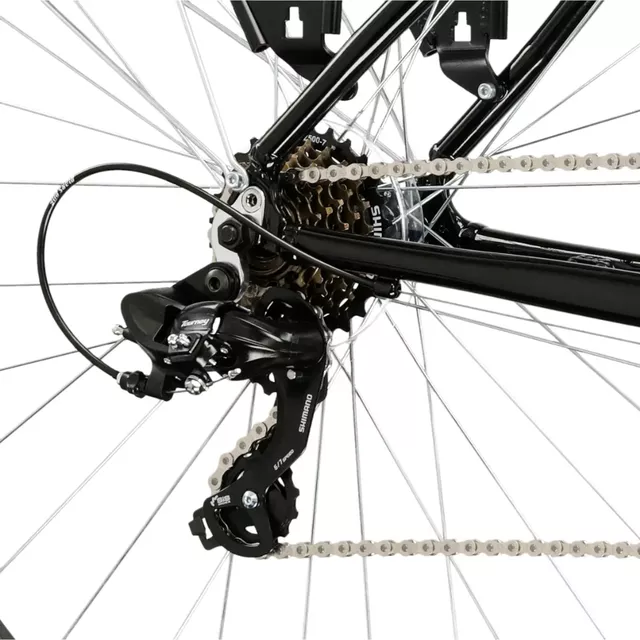 Damen-Trekkingrad Kross Trans 1.0 28" SR Gen 007 - černá / šedá / stříbrná / lesk