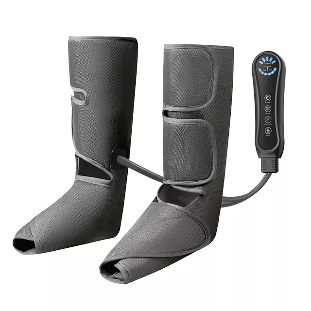 inSPORTline Vrandair Kompression-Fußmassagegerät - grau - grau