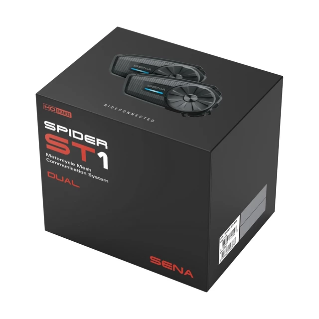 Headset SENA Spider ST1 (Reichweite 2 km) - Satz mit 2 Stück