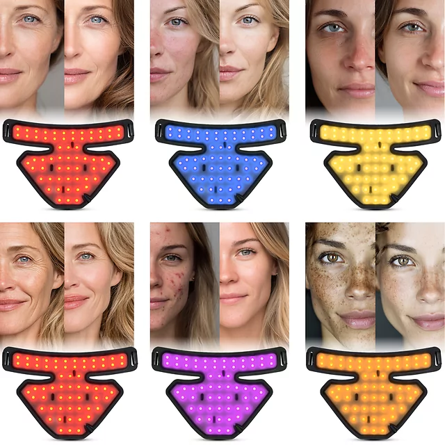 Infrarot-LED-Maske für Hals und Dekolleté inSPORTline Rademis 2500 mAh