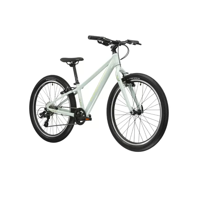 Junior Mädchen Fahrrad Kross LEA JR 1.0 24" Gen 006 - mátová / zelená / lesk