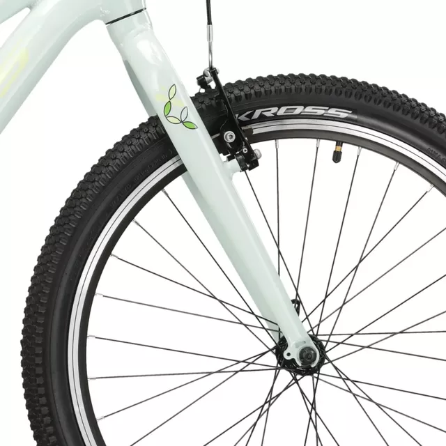 Junior Mädchen Fahrrad Kross LEA JR 1.0 24" Gen 006 - mátová / zelená / lesk