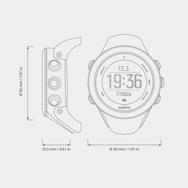 Suunto Ambit3 Sport (HR) Sporttester - weiß