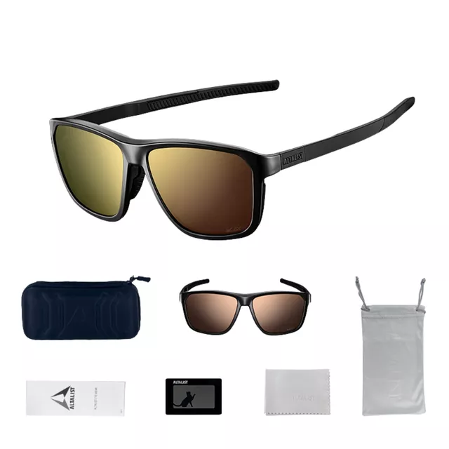 Altalist Kay L1 polarisierte Sonnenbrille - bílá se stříbrnými skly