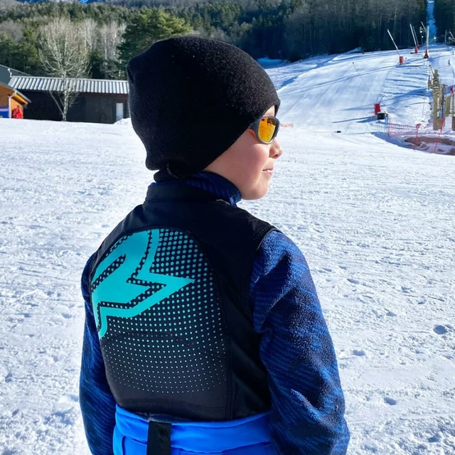 Kinderschutzweste Racer Turtle Vest 2 schwarz-türkis