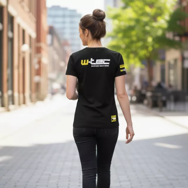 W-TEC Signature T-Shirt für Frauen - schwarz