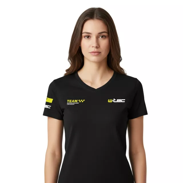 W-TEC Signature T-Shirt für Frauen - schwarz