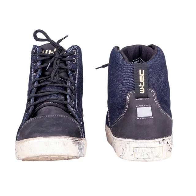 W-TEC Denimo Motorradstiefel - blau