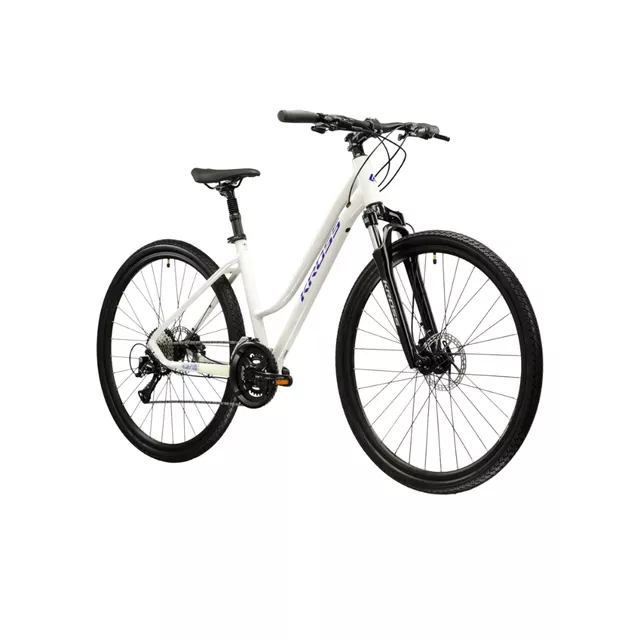 Damen Crossrad Kross Evado 4.0 28" Gen 007 - šedá / námořnická modrá / lesk