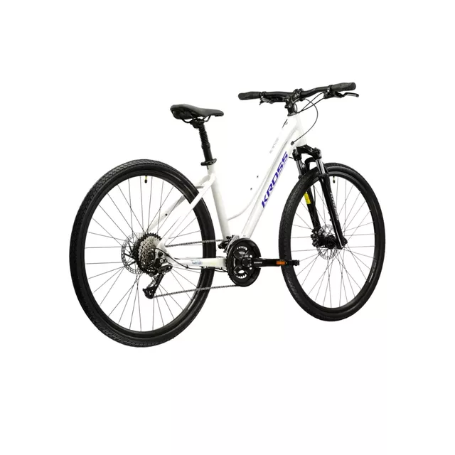 Damen Crossrad Kross Evado 4.0 28" Gen 007 - šedá / námořnická modrá / lesk