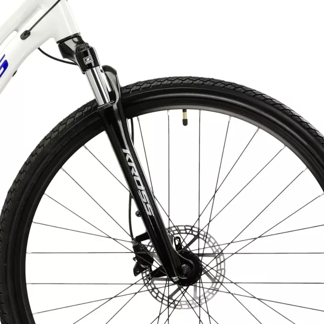 Damen Crossrad Kross Evado 4.0 28" Gen 007 - šedá / námořnická modrá / lesk