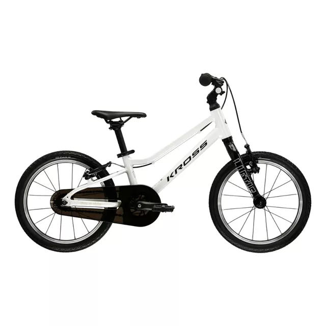 Kinderfahrrad Kross Liftie 16" - Modell 2025 - růžová / černá / lesk - bílá / černá / žlutá / lesk