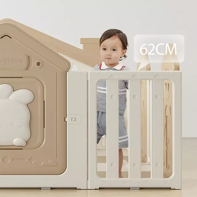 Kunststoff-Laufstall inSPORTline Doorino 150x180x100 cm