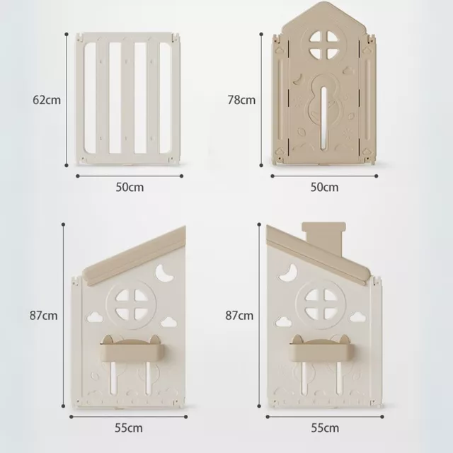 Kunststoff-Laufstall inSPORTline Doorino 150x180x100 cm