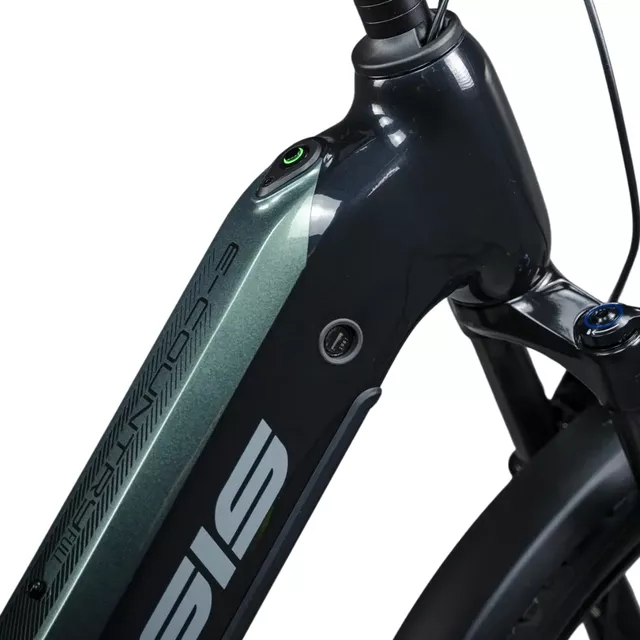 Vollgefedertes Elektrofahrrad Crussis e-Country Full 10.10 720Wh 27,5" - Modell 2025 - Smaragd Green