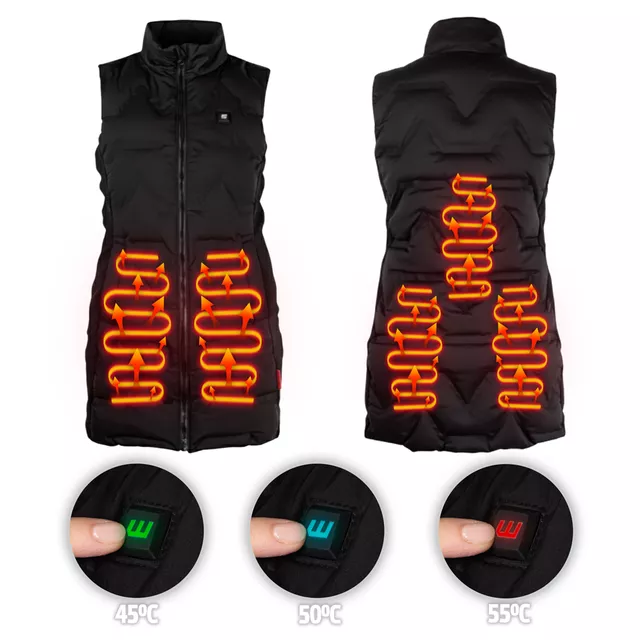 Dámská vyhřívaná vesta inSPORTline WARMelong