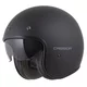 Cassida Oxygen Solid 2.0 Motorradhelm schwarz-matt/dunkelgrau