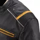 Herren Leder Motorradjacke W-TEC Traction - schwarz