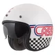 Cassida Oxygen Rondo 2.0 Motorradhelm weiß Perle/rot/blau/schwarz
